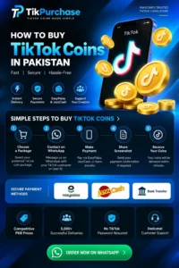 buy TikTok Coins in Pakistan with EasyPaisa
